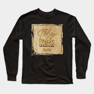 toby keith Art drawingg Long Sleeve T-Shirt